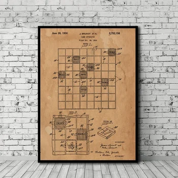 Scrabble Board Game Patent Print Poster Canvas Print Room Decor Wall Art Home Decor No Frame
Scrabble Board Game Patent Print Poster Canvas Print Room Decor Wall Art Home Decor No Frame