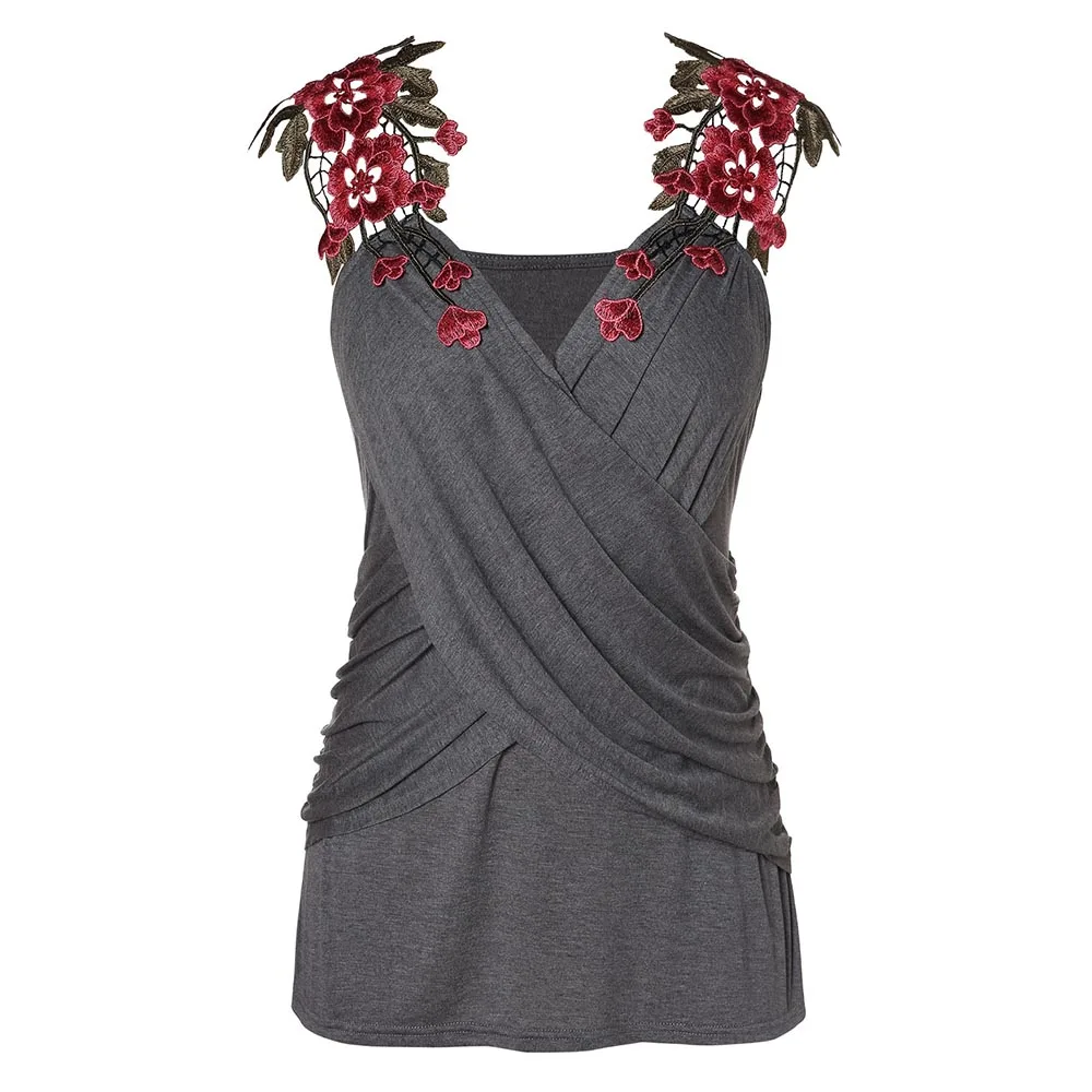 ROSEGAL Plus Size Criss Cross Lace Applique Tank Top Vintage Patchwork Camis V-Neck Sleeveless Fashion Summer Women Clothes
ROSEGAL Plus Size Criss Cross Lace Applique Tank Top Vintage Patchwork Camis V-Neck Sleeveless Fashion Summer Women Clothes