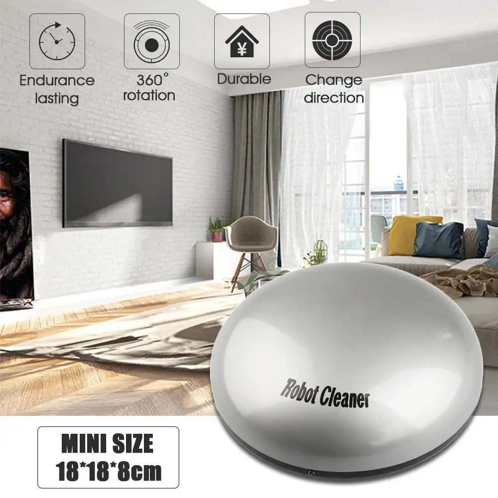 Mini Robot Vacuum Cleaner Automatic Sweeping Cleaning Round Smart Floor Cleaners Sweeper Household for Removing Dust Mites House
Mini Robot Vacuum Cleaner Automatic Sweeping Cleaning Round Smart Floor Cleaners Sweeper Household for Removing Dust Mites House