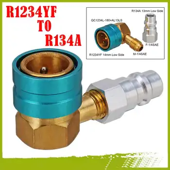 R1234YF to R134a Low Side Quick Coupler Coupler Adapters Car Air-conditioning Fitting
R1234YF to R134a Low Side Quick Coupler Coupler Adapters Car Air-conditioning Fitting