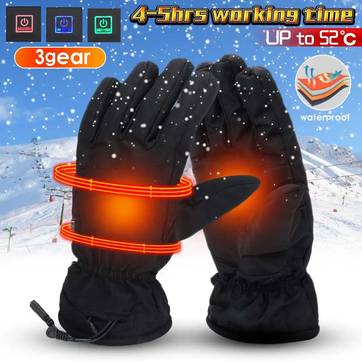 1Pair Men Electric Heated Gloves Lithium Battery Winter Motorcycle Hand Warmer Gloves For Motorcycle Hunting Dropshipping
1Pair Men Electric Heated Gloves Lithium Battery Winter Motorcycle Hand Warmer Gloves For Motorcycle Hunting Dropshipping