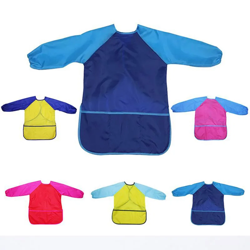 Waterproof Birthday Gift 1PC Painting Apron Long Sleeve Portable Learning Education Interesting Toys Kids Children Smock
Waterproof Birthday Gift 1PC Painting Apron Long Sleeve Portable Learning Education Interesting Toys Kids Children Smock