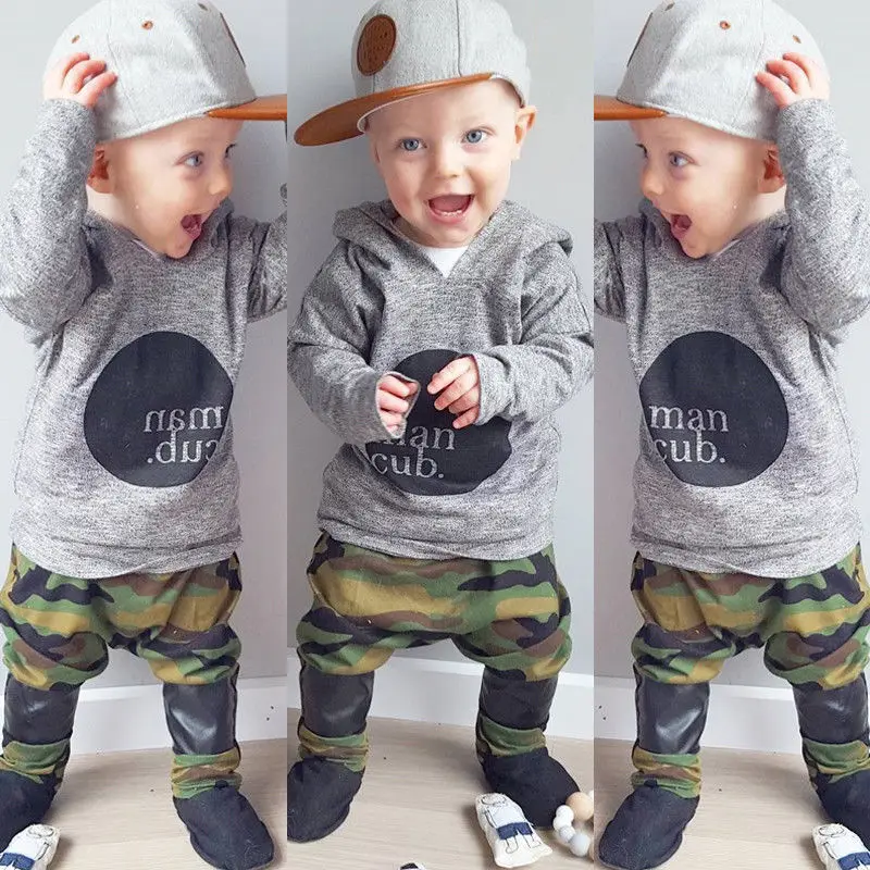 Pudcoco Boy Set 6M-4Y US Toddler Newborn Baby Boys Camouflage Hooded Shirt Tops+Pants Outfits Clothes
Pudcoco Boy Set 6M-4Y US Toddler Newborn Baby Boys Camouflage Hooded Shirt Tops+Pants Outfits Clothes