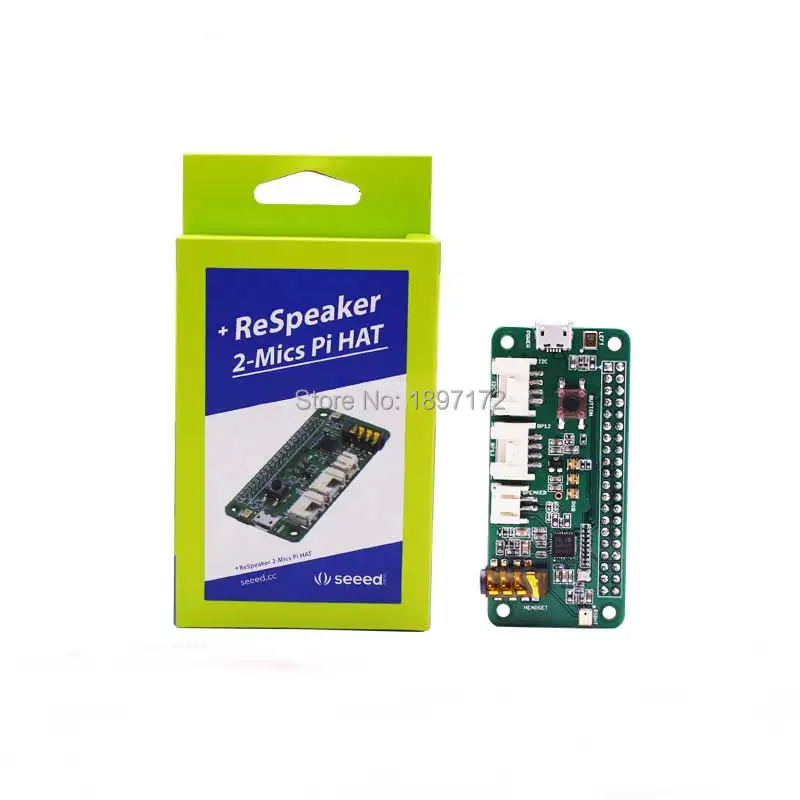 Raspberry Pi Respeaker Intelligent Voice Module Dual Microphone AI Expansion Board for Raspberry Pi Zero 3B+3B Zero WH
Raspberry Pi Respeaker Intelligent Voice Module Dual Microphone AI Expansion Board for Raspberry Pi Zero 3B+3B Zero WH