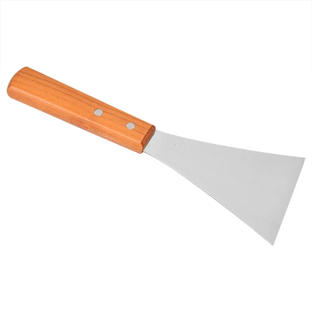 Hot Kitchen Cooking Shovel Wood Handle Stainless Steel Barbecue BBQ Grill Scraper Pancake Flipper
Hot Kitchen Cooking Shovel Wood Handle Stainless Steel Barbecue BBQ Grill Scraper Pancake Flipper
