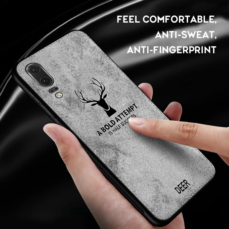 Мягкий тканевый чехол для Huawei Honor 9A 9C 9X 8X P20 P30 P40 Lite Pro Nova 5T P Smart Plus 20 10 20S с