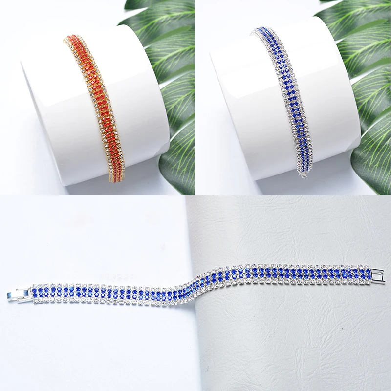 Gifts Red Golden Crystal Bracelet Blue Shiny Graceful Women Wedding Rhinestone Girls 1PC High Quality 2019 New Arrival Bride
Gifts Red Golden Crystal Bracelet Blue Shiny Graceful Women Wedding Rhinestone Girls 1PC High Quality 2019 New Arrival Bride