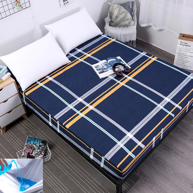 Printing Bed Mattress Cover Waterproof Mattress Protector Pad Fitted Sheet Separated Water Bed Linens with Elastic51
Printing Bed Mattress Cover Waterproof Mattress Protector Pad Fitted Sheet Separated Water Bed Linens with Elastic51