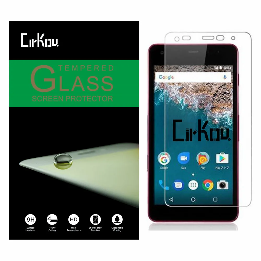 

2.5D Arc Edge 0.33mm 9H Hardness Anti-Burst 100% Tempered Glass Screen Protector Film For Android One S2 DIGNO G 601KC