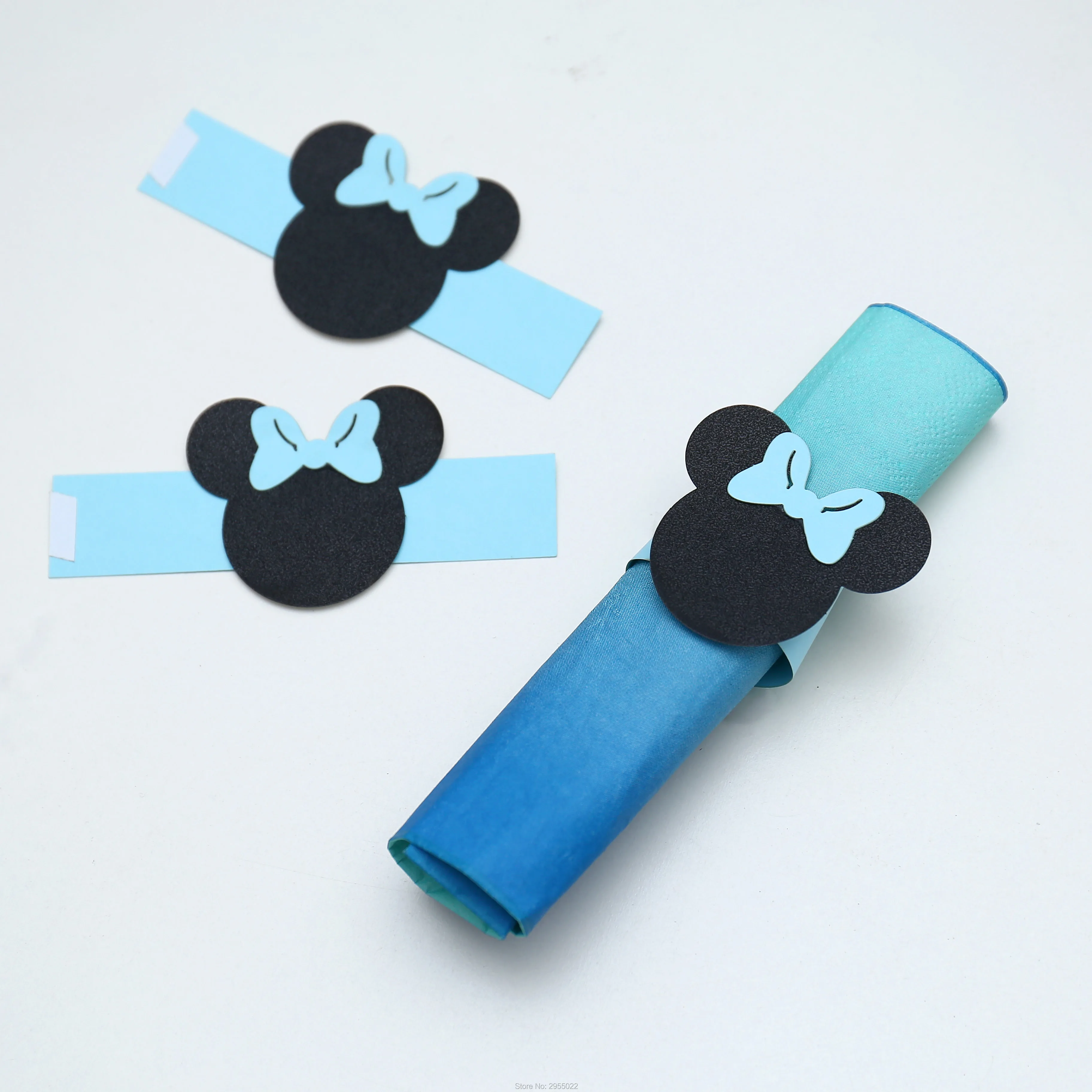 Mouse Napkin Rings, Set of 12/24/48 pcs Blue and black napkin rings, girls birthday party decor, silverware rings,
Mouse Napkin Rings, Set of 12/24/48 pcs Blue and black napkin rings, girls birthday party decor, silverware rings,