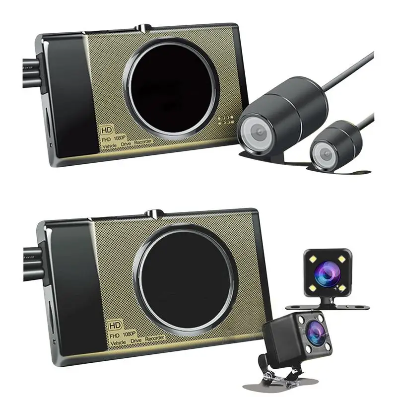 Motorcycle Camera Motorcycle Recorder Locomotive Recorder With Hidden Front and Back Dual Cameras G-sensor Loop Recording
Motorcycle Camera Motorcycle Recorder Locomotive Recorder With Hidden Front and Back Dual Cameras G-sensor Loop Recording