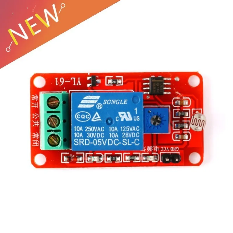 1 Channel 5V Photosensitive Relay Module Light Switch Photosensitive Sensor Module For Arduino DIY
1 Channel 5V Photosensitive Relay Module Light Switch Photosensitive Sensor Module For Arduino DIY