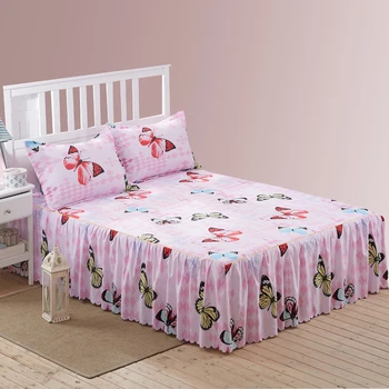 3 Piece Bed Sheet Set Bedding Sets King Bed skirt set butterfly linens Mattress Cover Bedspread Contain 1 Bed Skirt 2 Pillowcase
3 Piece Bed Sheet Set Bedding Sets King Bed skirt set butterfly linens Mattress Cover Bedspread Contain 1 Bed Skirt 2 Pillowcase