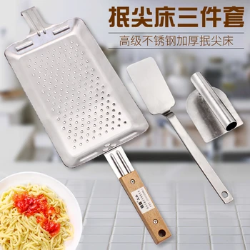 China Shanxi features noodle tainless steel pea noodles maker DIY manual kitchen tool household restaurant
China Shanxi features noodle tainless steel pea noodles maker DIY manual kitchen tool household restaurant