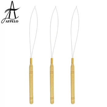 Wholesale 100pcs Wooden Handle Pulling Needles Threader for Looping I Tip Hair Extensions Tools Kniting Needles
Wholesale 100pcs Wooden Handle Pulling Needles Threader for Looping I Tip Hair Extensions Tools Kniting Needles