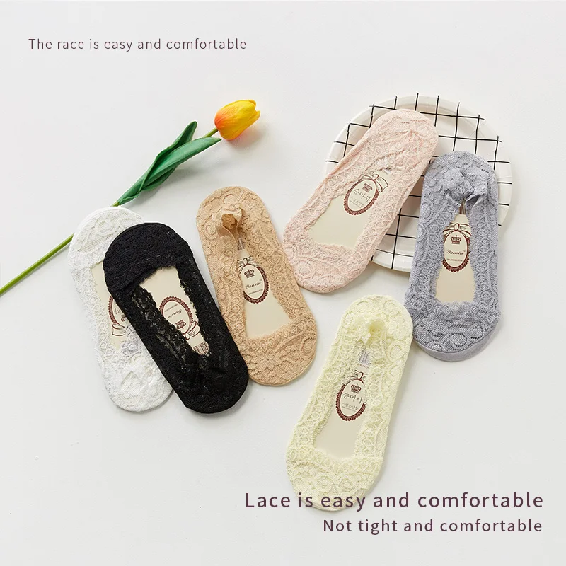 lace summer Socks Slippers invisible socks women no show socks non-slip low cut boat socks comfortable bamboo short socks stopki
lace summer Socks Slippers invisible socks women no show socks non-slip low cut boat socks comfortable bamboo short socks stopki