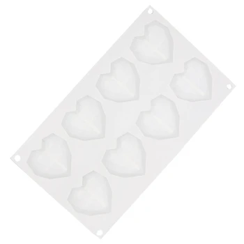 8 Cavity Diamond Cute Silicone Mould For Sponge Cakes Mousse Dessert Baking Tools Bakeware Accessories
8 Cavity Diamond Cute Silicone Mould For Sponge Cakes Mousse Dessert Baking Tools Bakeware Accessories