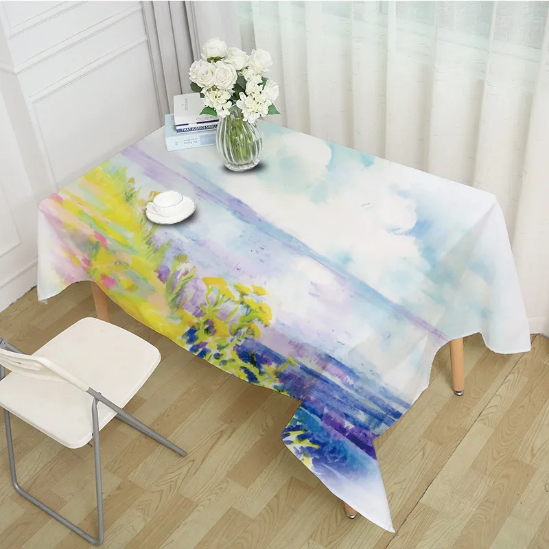 Modern Style Tablecloth Natural Scenery Wedding Birthday Party Table Cover Rectangle Square Desk Cloth Wipe Covers Wholesale
Modern Style Tablecloth Natural Scenery Wedding Birthday Party Table Cover Rectangle Square Desk Cloth Wipe Covers Wholesale