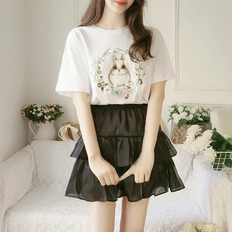 XUXI 2019 New Small Fresh Sweet Girl Suit Pleated Black Harajuku Skirt Summer Woman Wear Lace Sleeve Cute Short Skirt FZ193
XUXI 2019 New Small Fresh Sweet Girl Suit Pleated Black Harajuku Skirt Summer Woman Wear Lace Sleeve Cute Short Skirt FZ193