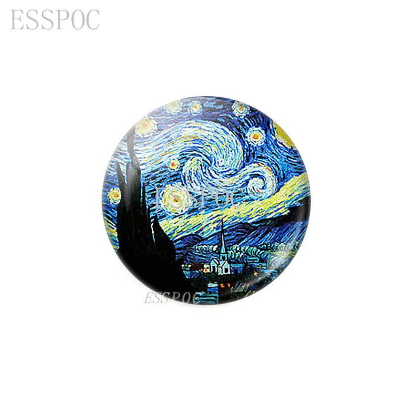 Van Gogh Oil Painting Round 25mm Glass Cabochon Handmade Jewelry Supplies for Pendant Bracelet Making DIY Accessories
Van Gogh Oil Painting Round 25mm Glass Cabochon Handmade Jewelry Supplies for Pendant Bracelet Making DIY Accessories