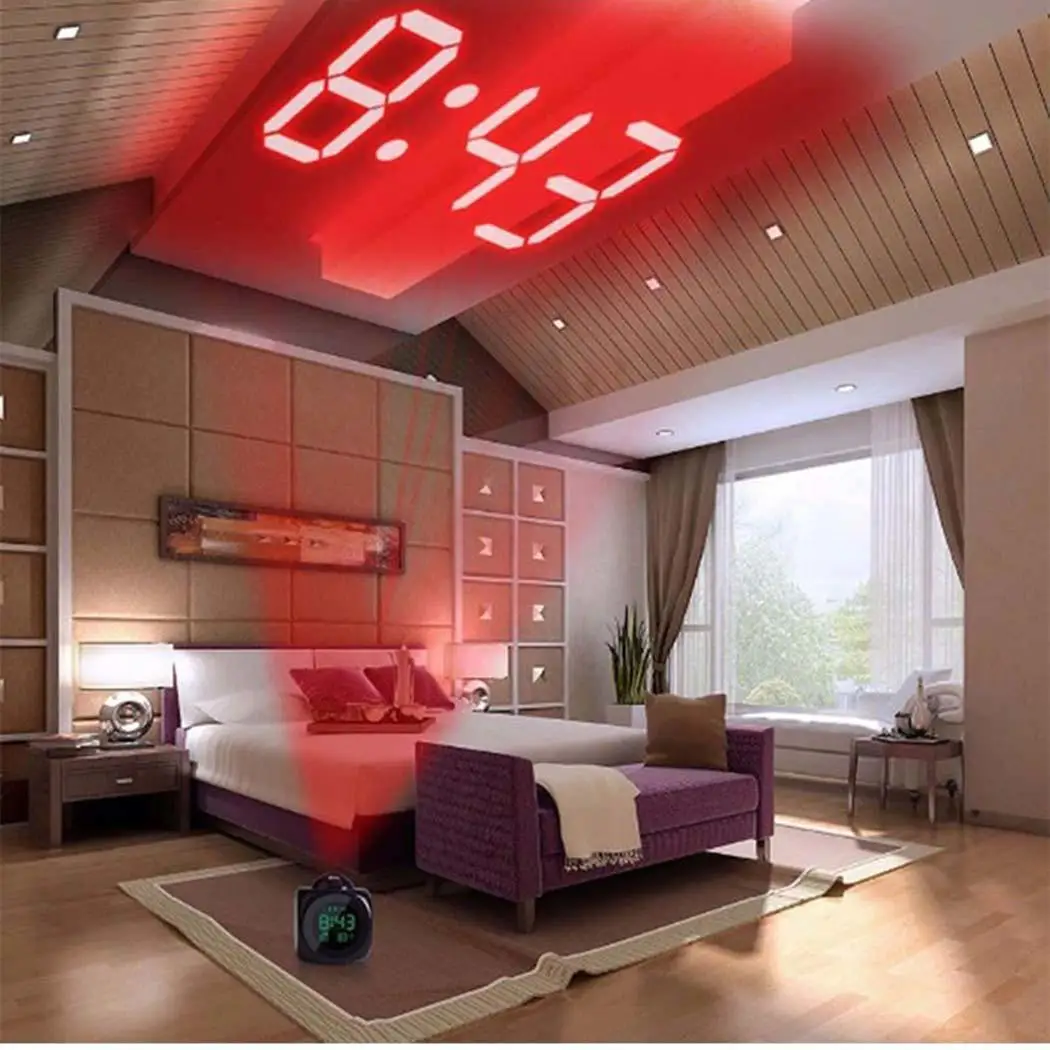 Projection Clock Digital Cable Battery ControL Voice Business Projection Multi-function LED Electronics Alarm Colorful USB
Projection Clock Digital Cable Battery ControL Voice Business Projection Multi-function LED Electronics Alarm Colorful USB