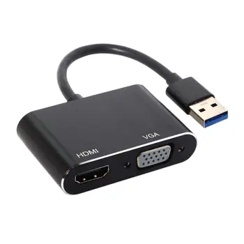Chenyang 10pcs/lotUSB 3.0 & 2.0 to HDMI & VGA HDTV Adapter Cable External Graphics Card for Windows Macbook Laptop
Chenyang 10pcs/lotUSB 3.0 & 2.0 to HDMI & VGA HDTV Adapter Cable External Graphics Card for Windows Macbook Laptop