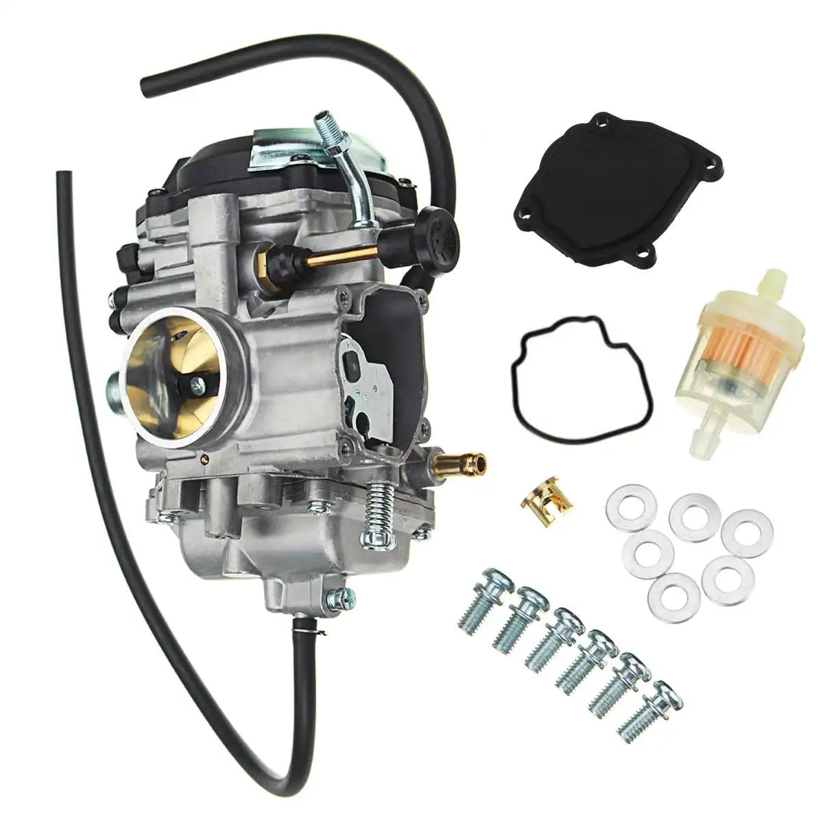 Carburetor Carb Fits for Yamaha 250 YFM250 Bear Tracker YFM 250 1999-2004 ATV with Throttle Base Cover Rubber Gasket Filter
Carburetor Carb Fits for Yamaha 250 YFM250 Bear Tracker YFM 250 1999-2004 ATV with Throttle Base Cover Rubber Gasket Filter