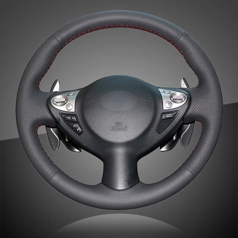Auto Braid on The Steering Wheel Cover for Infiniti FX FX35 FX37 FX50 QX70 2014-2018 Nissan Juke Maxima Sentra SV Leather Car
Auto Braid on The Steering Wheel Cover for Infiniti FX FX35 FX37 FX50 QX70 2014-2018 Nissan Juke Maxima Sentra SV Leather Car