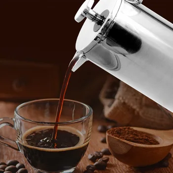 Behogar Behokic 1000ml 34oz Double Wall Stainless Steel Insulated Coffee Teapot French Coffee Press Maker Pot With Filter
Behogar Behokic 1000ml 34oz Double Wall Stainless Steel Insulated Coffee Teapot French Coffee Press Maker Pot With Filter