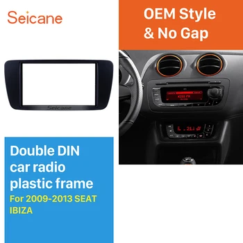 Seicane Double Din Vehicle-mounted Radio Fascia for 2009-2013 SEAT IBIZA Dash DVD Player Face Plate Trim Panel Installation Kit
Seicane Double Din Vehicle-mounted Radio Fascia for 2009-2013 SEAT IBIZA Dash DVD Player Face Plate Trim Panel Installation Kit