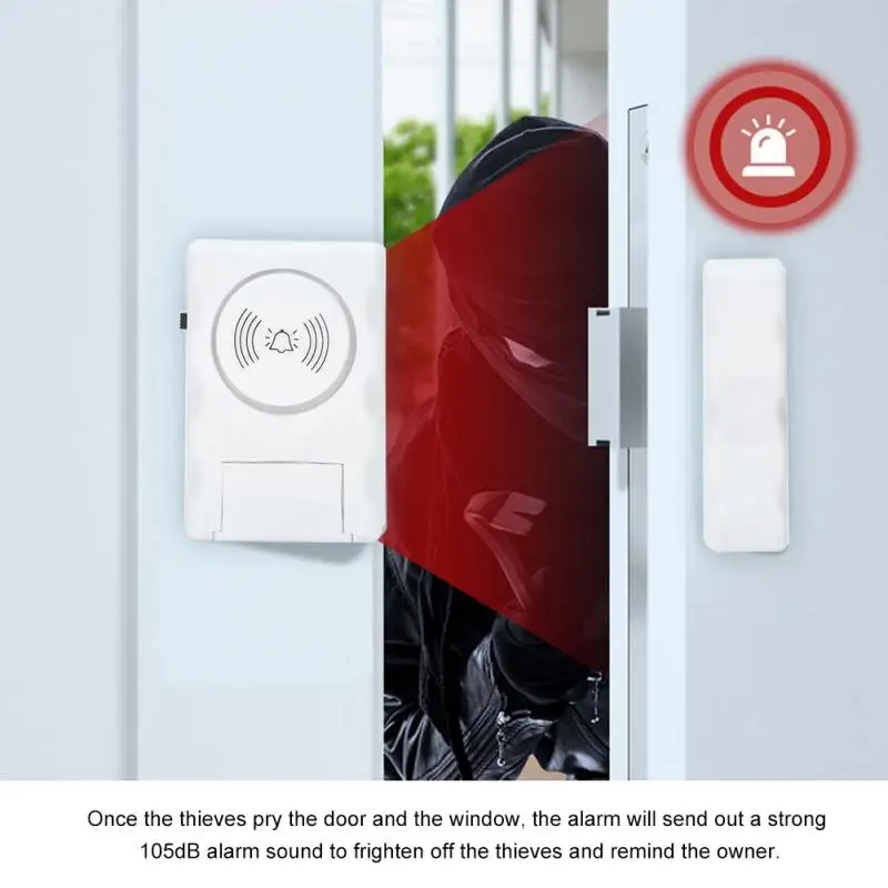 MC-01 Wireless Window Door Entry Security Burglar Alarm Chime Doorbell Magnetic Sensor 105 dB High Quality
MC-01 Wireless Window Door Entry Security Burglar Alarm Chime Doorbell Magnetic Sensor 105 dB High Quality