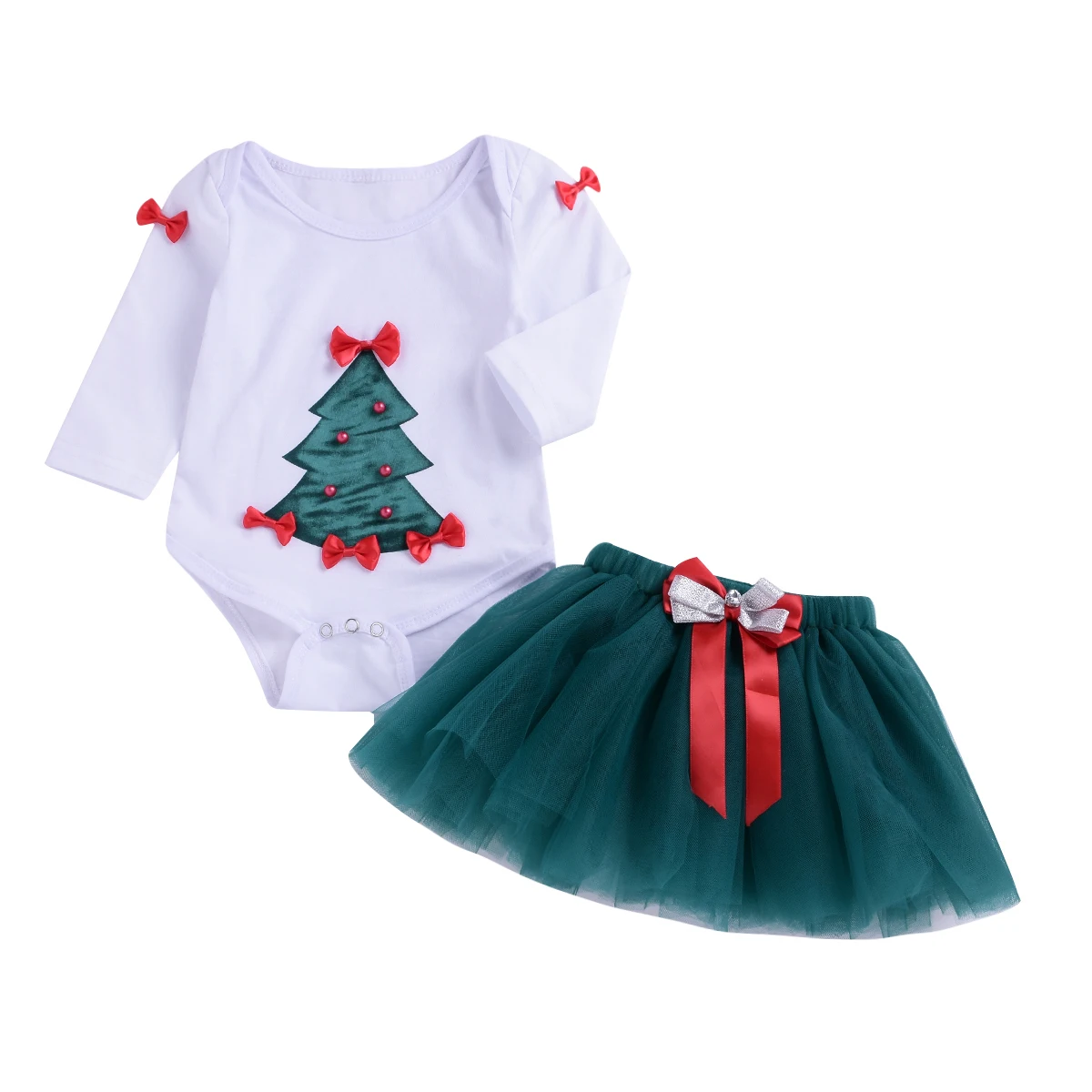 Christmas Newborn Infant Baby Girl Clothes Set Xmas Tree Romper+ Red Tutu Skirts First Christmas Party Costumes Baby Clothing
Christmas Newborn Infant Baby Girl Clothes Set Xmas Tree Romper+ Red Tutu Skirts First Christmas Party Costumes Baby Clothing