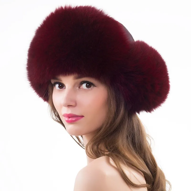 Women Lovely Fox Fur Hats Natural Raccoon Fox Fur Russian Ushanka Hat Winter Quality Thick Warm Ears Bomber Cap New Arrival
Women Lovely Fox Fur Hats Natural Raccoon Fox Fur Russian Ushanka Hat Winter Quality Thick Warm Ears Bomber Cap New Arrival