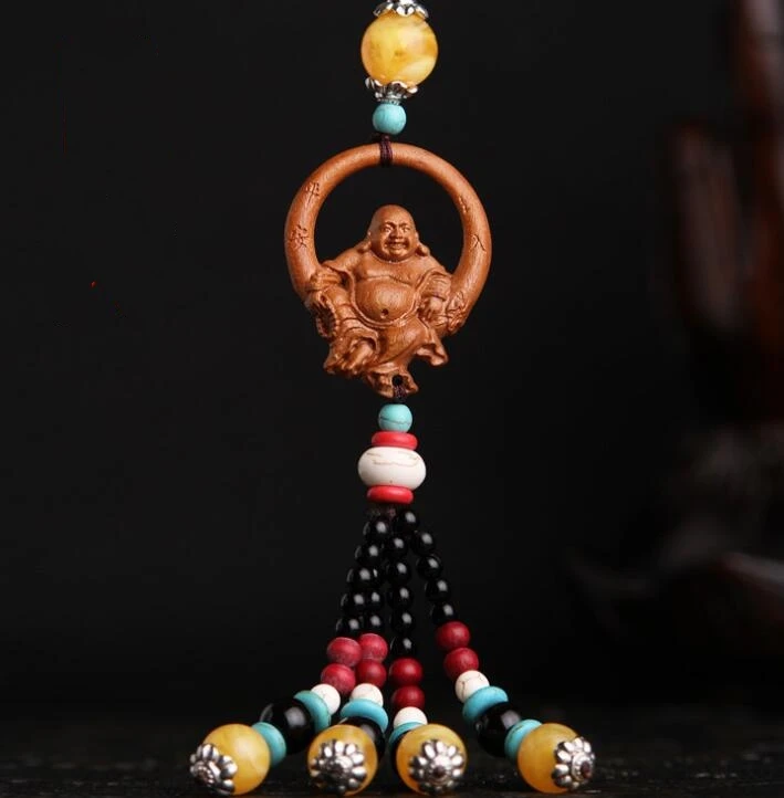 Chinese Peach Wood Carving Carefree Buddha Safe And Good Luck Exquisite Car Key Pendant Bag Pendant
Chinese Peach Wood Carving Carefree Buddha Safe And Good Luck Exquisite Car Key Pendant Bag Pendant