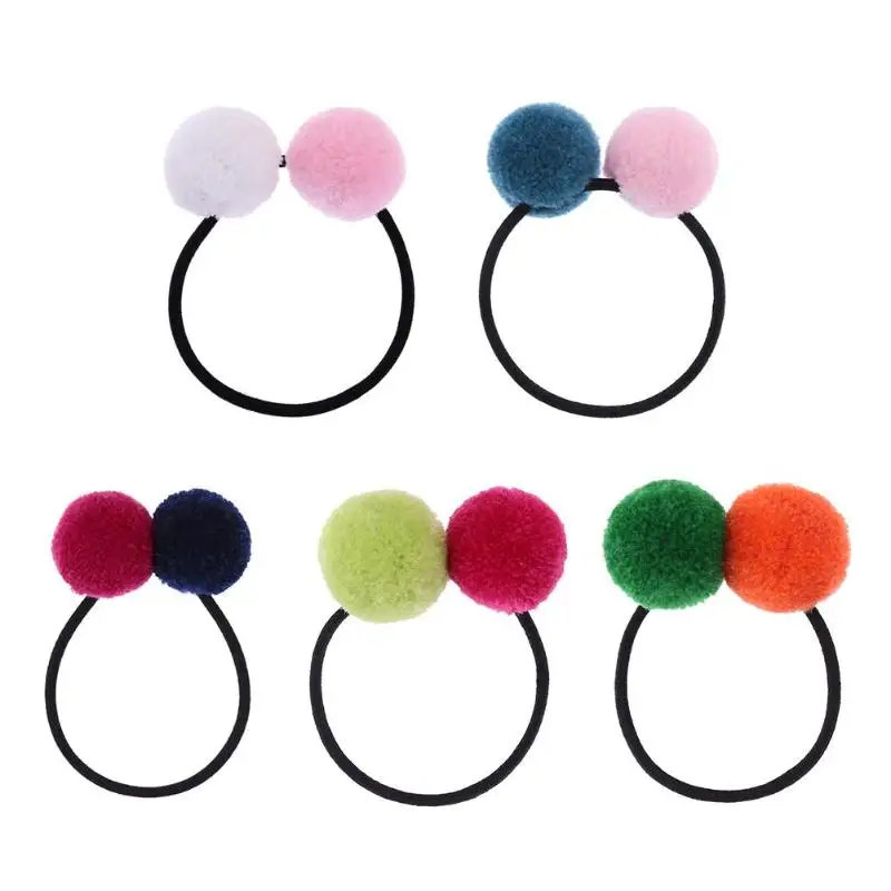 Cute Kids Girls Double Pom Pom Balls Pony Tail Ties Ropes Elastic Hair Band Hair Accessories Elastic Hair Band
Cute Kids Girls Double Pom Pom Balls Pony Tail Ties Ropes Elastic Hair Band Hair Accessories Elastic Hair Band