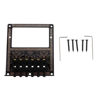 100x89x10mm Black Humbucker Guitar Bridge with Double Coil Pickup w/ Roll Saddle for Tele Guitar
100x89x10mm Black Humbucker Guitar Bridge with Double Coil Pickup w/ Roll Saddle for Tele Guitar