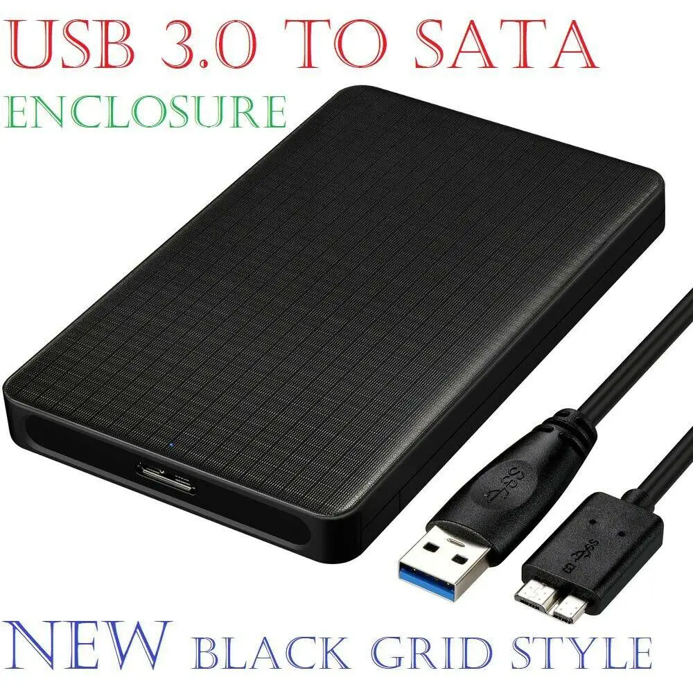 BEESCLOVER 2.5 Inch Hard Drive Enclosure SATA HDD/SSD Caddy Case to USB 3.0 for LAPTOP DVR
BEESCLOVER 2.5 Inch Hard Drive Enclosure SATA HDD/SSD Caddy Case to USB 3.0 for LAPTOP DVR