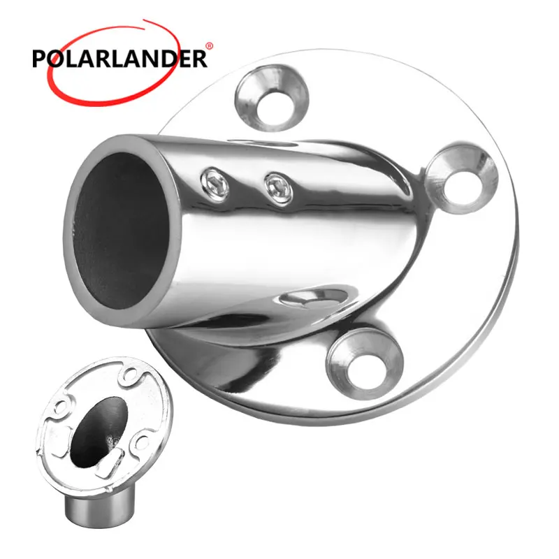 1 Pc Stainless Steel Pipe Round Base Railing 45 Degree Round Bottom Socket 1" /25mm Hardware for Boat Marine Yacht
1 Pc Stainless Steel Pipe Round Base Railing 45 Degree Round Bottom Socket 1" /25mm Hardware for Boat Marine Yacht