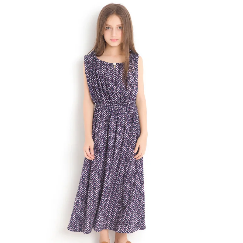 Teenage Girl Maxi Dress Sleeveless Summer Chiffon Long Dress size 10 12 14 years
Teenage Girl Maxi Dress Sleeveless Summer Chiffon Long Dress size 10 12 14 years