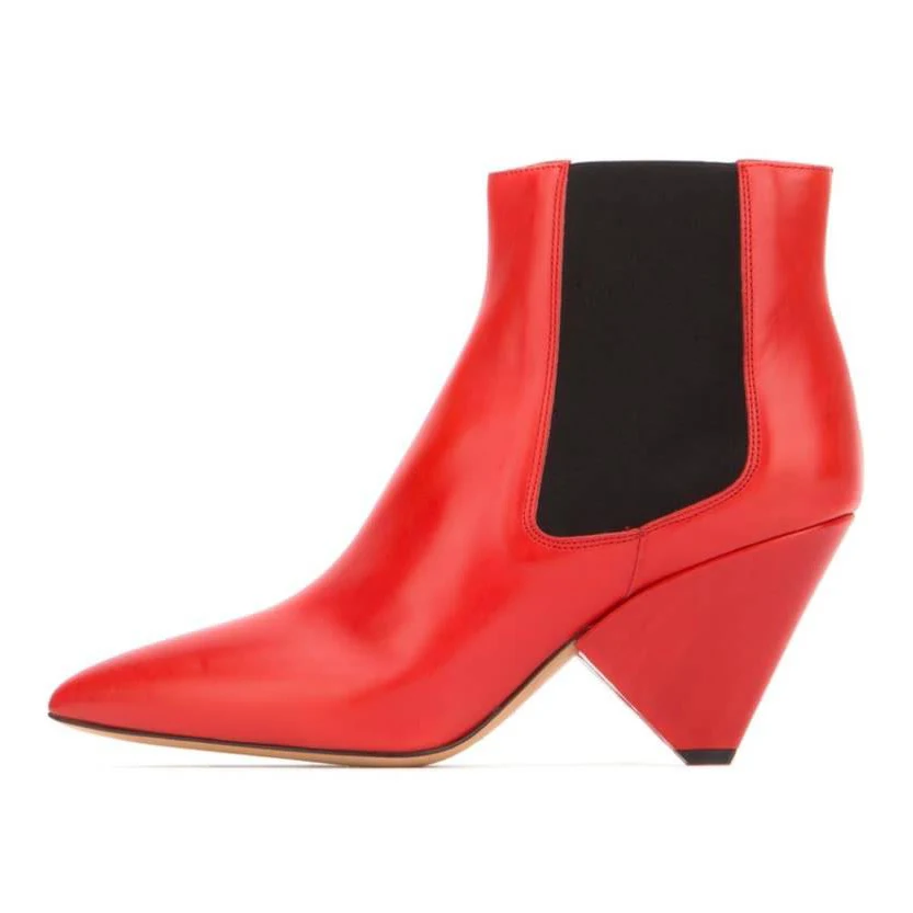 Silver White Red Leather Spike High Heels Ankle Boots Pointed Toe Women Shoes 2019 New Autumn Winter Designer Chelsea Boots
Silver White Red Leather Spike High Heels Ankle Boots Pointed Toe Women Shoes 2019 New Autumn Winter Designer Chelsea Boots
