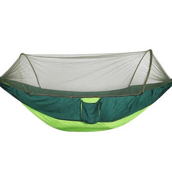 Outdoor Camping Hammock Portable Backpacking Travel Survival Hunting Sleeping Bed with Mosquito Bugs Net Extension Straps Clips
Outdoor Camping Hammock Portable Backpacking Travel Survival Hunting Sleeping Bed with Mosquito Bugs Net Extension Straps Clips