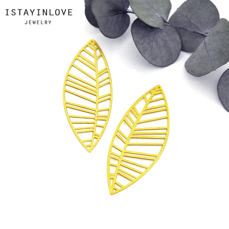 Handmade Jewelry Making Supplies Pendant Laser Cut Metal Raw Brass Plant Leaf Charm For DIY Necklace Earring Brooch RD110 4
Handmade Jewelry Making Supplies Pendant Laser Cut Metal Raw Brass Plant Leaf Charm For DIY Necklace Earring Brooch RD110 4
