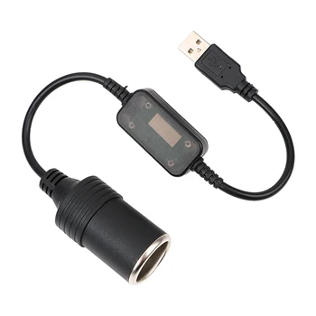 Converter Adapter Wired Controller Car Cigarette Lighter Socket USB 5V To 12V Plug Connector Adapter Auto Interior Accessories
Converter Adapter Wired Controller Car Cigarette Lighter Socket USB 5V To 12V Plug Connector Adapter Auto Interior Accessories