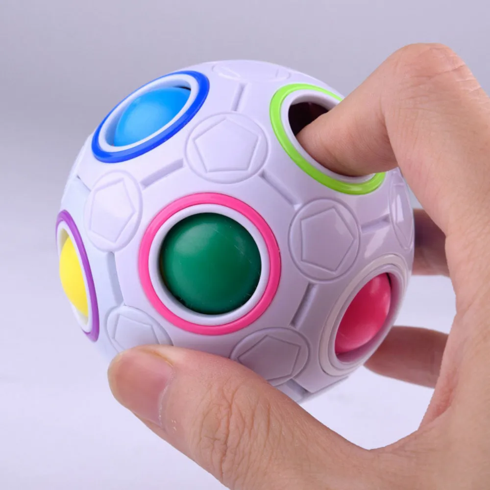 Fashion Kid Adult Ball Magic Cubes Toy Plastic Creative Rainbow Football Puzzle Children Learning Educational Fidget Toys
Fashion Kid Adult Ball Magic Cubes Toy Plastic Creative Rainbow Football Puzzle Children Learning Educational Fidget Toys