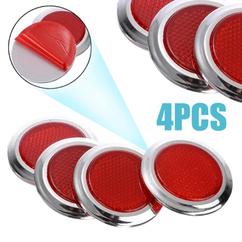 Mayitr 4pcs Plastic Round Red Car Reflector Reflective Sticker Self Adhesive 53.5x7mm For Auto Motorcycles Trailers
Mayitr 4pcs Plastic Round Red Car Reflector Reflective Sticker Self Adhesive 53.5x7mm For Auto Motorcycles Trailers