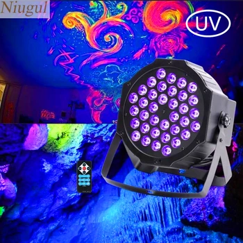 36X3W UV LED Stage Light /Remote Sound Active Auto DMX LED Par Light Ultraviolet Strobe Par Black Lights For Disco DJ Projector
36X3W UV LED Stage Light /Remote Sound Active Auto DMX LED Par Light Ultraviolet Strobe Par Black Lights For Disco DJ Projector