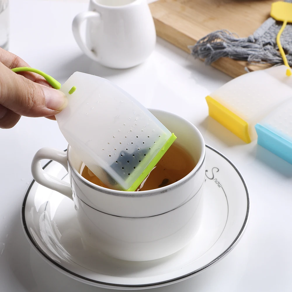 1 piece Random Color Tea Infuser Food-grade Silicone Tea Bag High Temperature Resistance Herbal Tea Infusers Tea Strainers
1 piece Random Color Tea Infuser Food-grade Silicone Tea Bag High Temperature Resistance Herbal Tea Infusers Tea Strainers