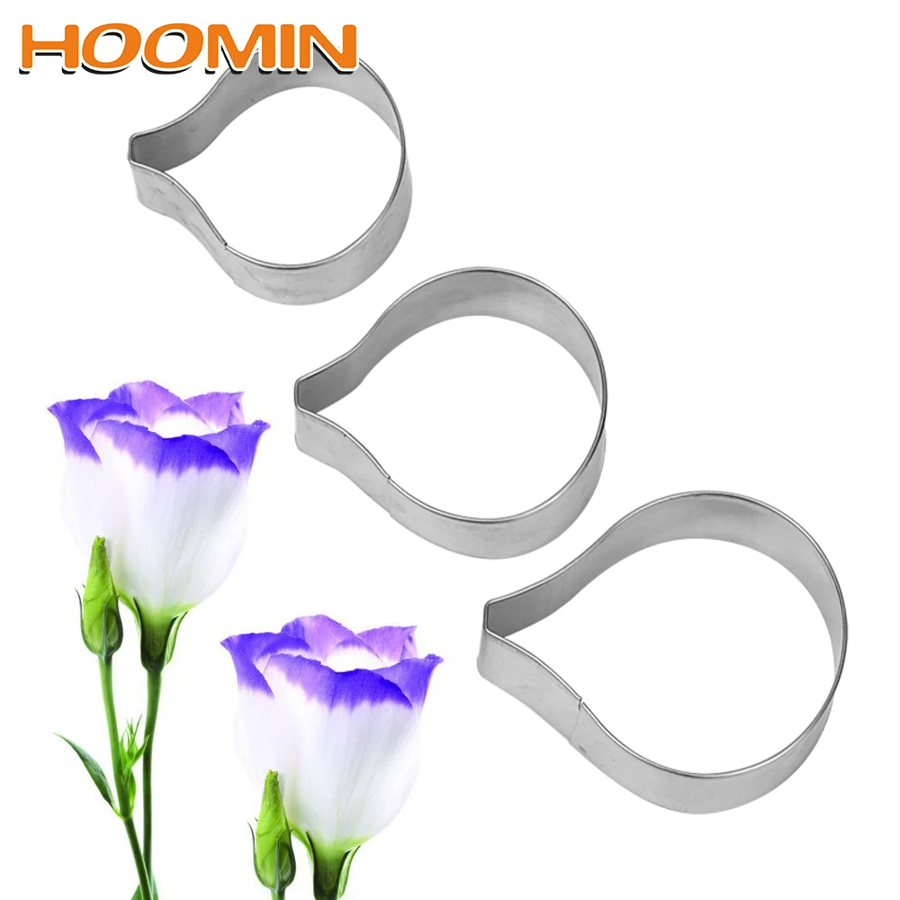 HOOMIN 3pcs/set Fondant Cake Baking Mold Stainless Steel Biscuit Cookie Cutter Pastry Cutter Ginza Flower Shape Cookie Mold
HOOMIN 3pcs/set Fondant Cake Baking Mold Stainless Steel Biscuit Cookie Cutter Pastry Cutter Ginza Flower Shape Cookie Mold