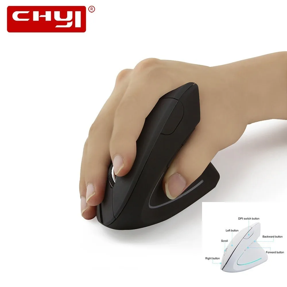 CHYI Professional Vertical Wireless Mouse Hot Sale Wireless Ergonomic Mause Newly Issued 2.4GHz Optical Home Use Gaming Mouse
CHYI Professional Vertical Wireless Mouse Hot Sale Wireless Ergonomic Mause Newly Issued 2.4GHz Optical Home Use Gaming Mouse