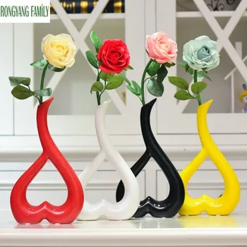 Fashion Heart-shape Porcelain Vase Modern Ceramic Tabletop Flower Pot Crafts Room Study Hallway Home Wedding Decoration Vases
Fashion Heart-shape Porcelain Vase Modern Ceramic Tabletop Flower Pot Crafts Room Study Hallway Home Wedding Decoration Vases